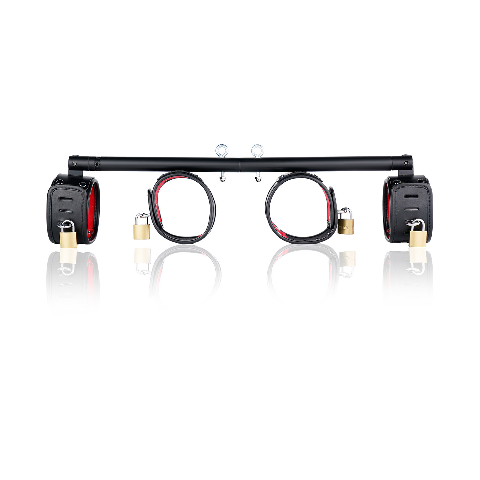 Integration Black Spreader Bar Sex Toys BDSM Bondage Restraints with Handcuffs Ankle Cuffs for Couples Adults SM Games